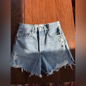 NWOT - Agolde Dee Vintage High Rise Shorts - Size 24